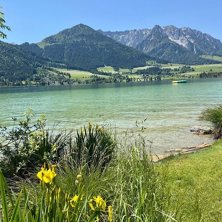 Apartment Liebelei Am See - Traumblick Aufs Kaisergebirge - Nur Ein Katzensprung Zum See Walchsee Exterior photo