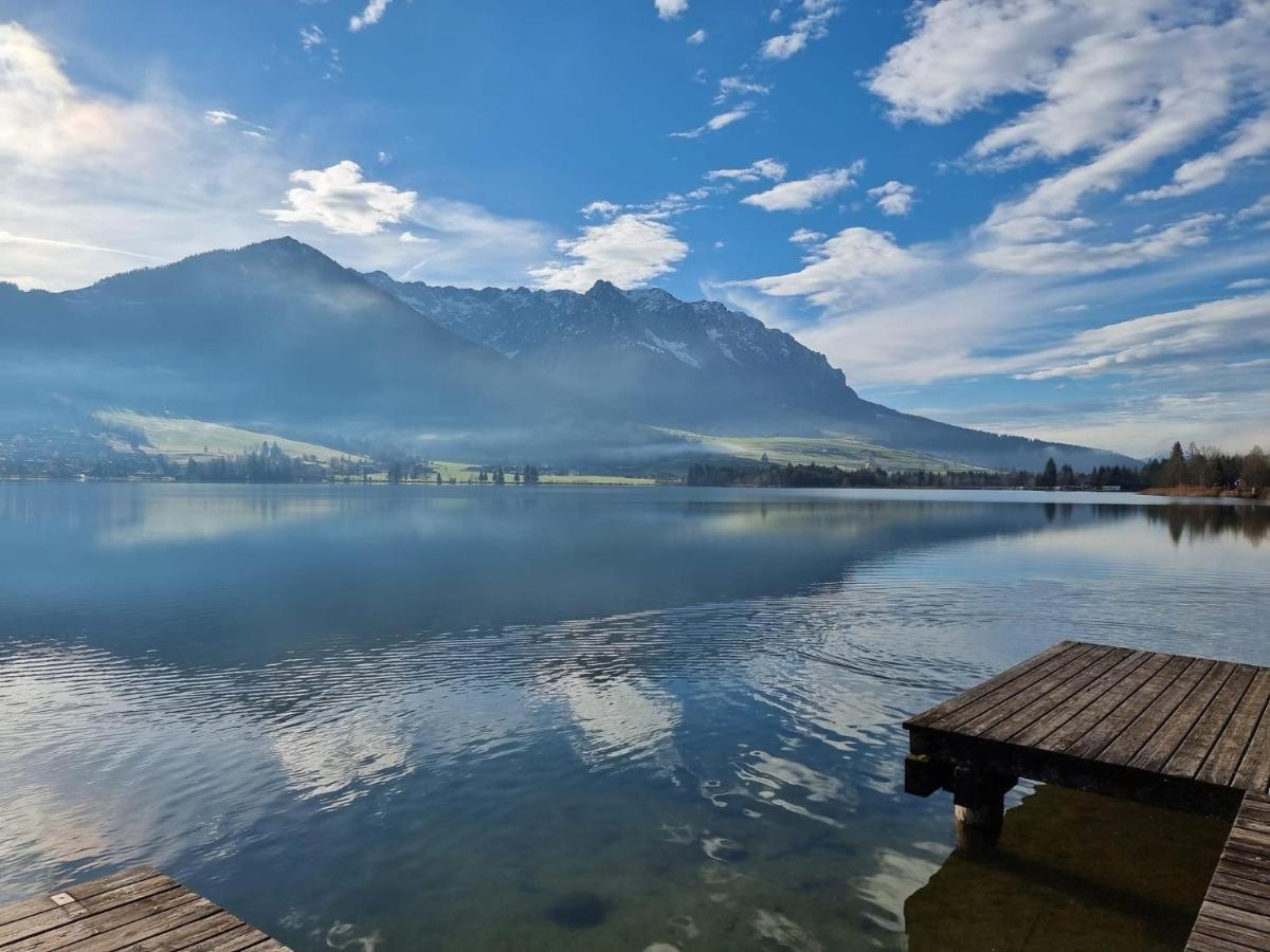 Apartment Liebelei Am See - Traumblick Aufs Kaisergebirge - Nur Ein Katzensprung Zum See Walchsee Exterior photo