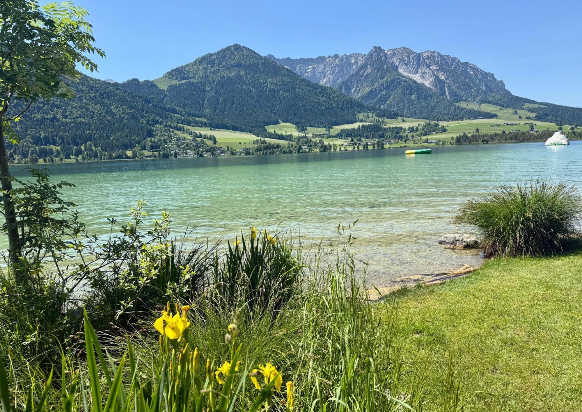 Apartment Liebelei Am See - Traumblick Aufs Kaisergebirge - Nur Ein Katzensprung Zum See Walchsee Exterior photo